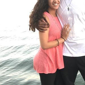 Michael Kors tank blouse- pinky/peachy in color!